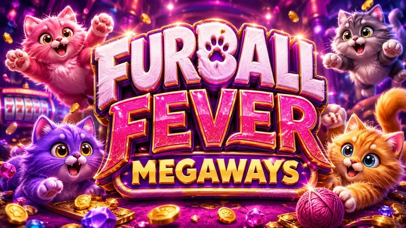 Furball Fever Megaways slot logo art